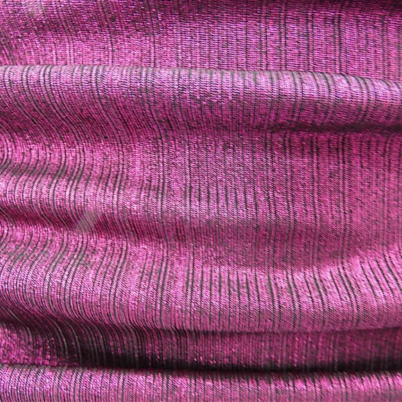 Lulus Ruched Shimmer Mini Dress Magenta Size XL - Picture 8 of 10